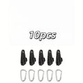 Tent Clips & Carabiner Set, Windproof Reinforced Clamps for Canopy Rainfly Fixing, Outdoor Use